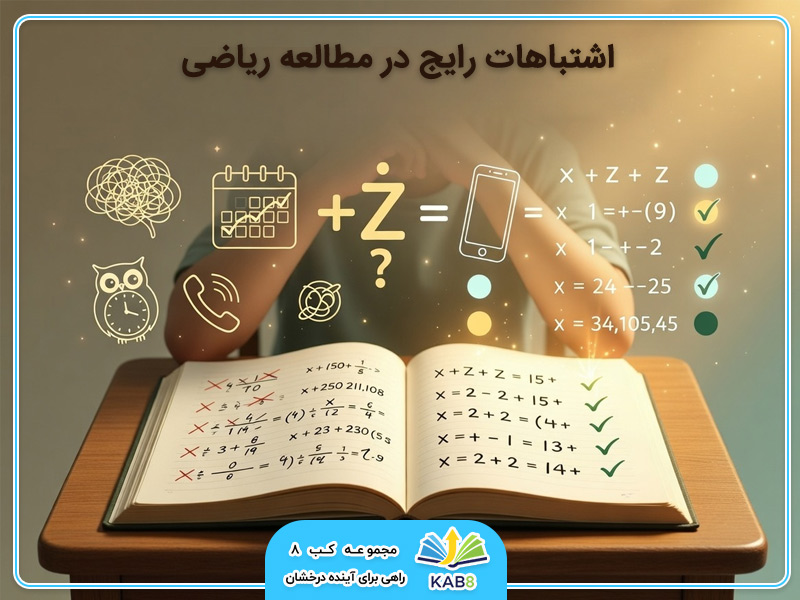 اشتباهات رایج در مطالعه ریاضی