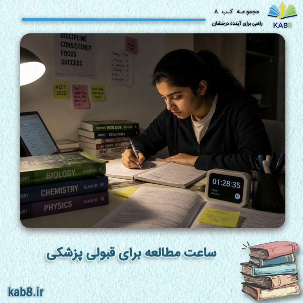 ساعت مطالعه برای قبولی پزشکی