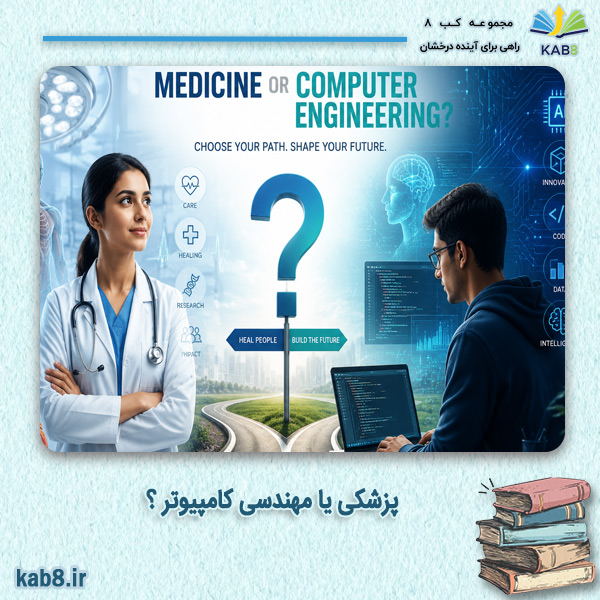پزشکی یا مهندسی کامپیوتر؟ انتخاب مسیر شغلی بر اساس علاقه و آینده شغلی