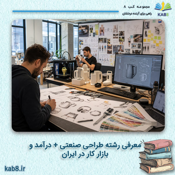 معرفی رشته طراحی صنعتی + درآمد و بازار کار در ایران