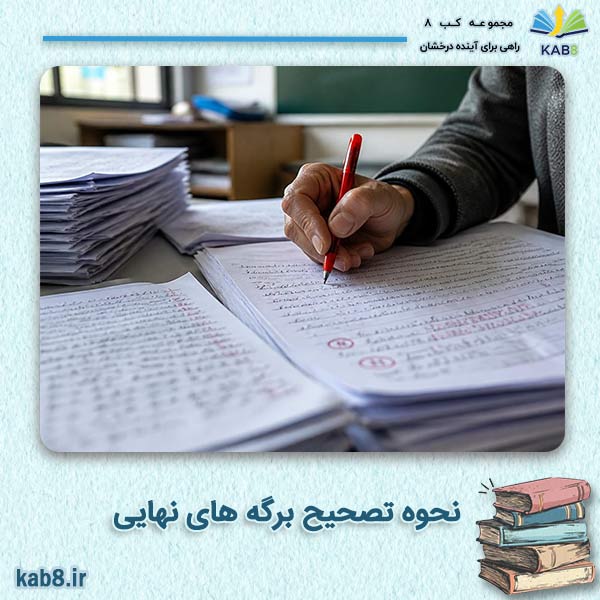 نحوه تصحیح برگه های نهایی