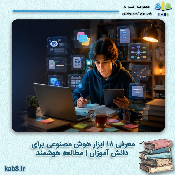 معرفی 18 ابزار هوش مصنوعی برای دانش آموزان | مطالعه هوشمند