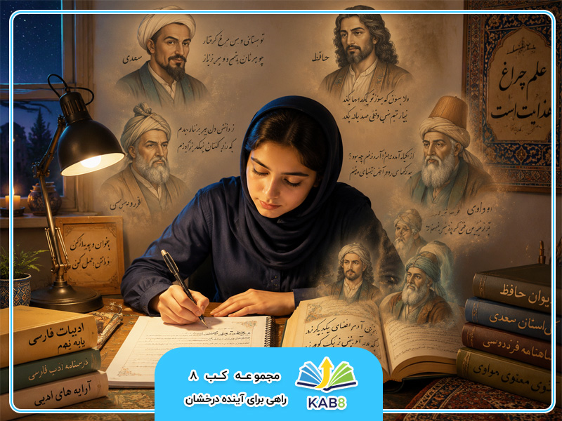 روش مطالعه فارسی در شب امتحان نهایی نهم
