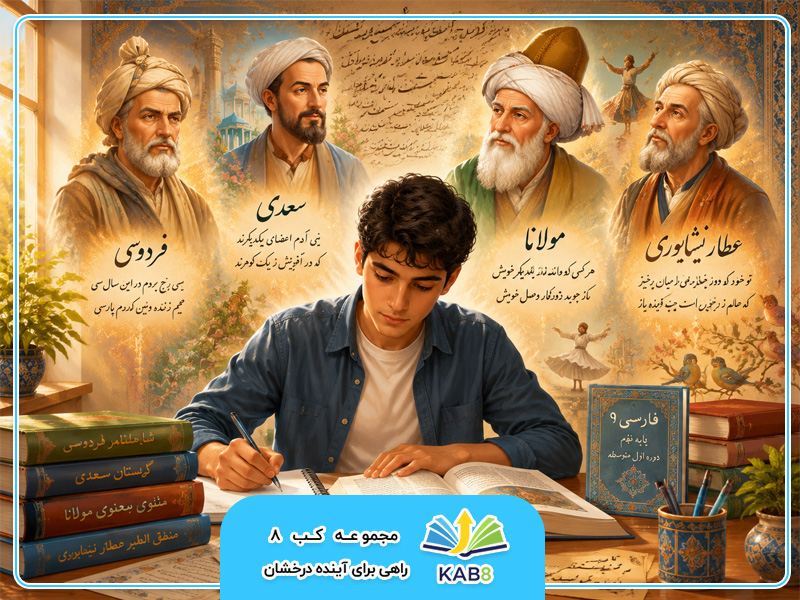 آموزش و نکات روش صحیح مطالعه فارسی پایه نهم