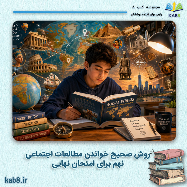روش صحیح خواندن مطالعات اجتماعی نهم برای امتحان نهایی