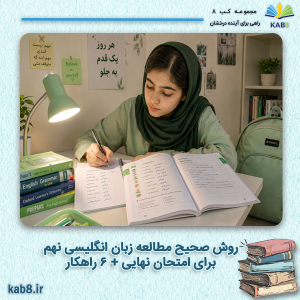 روش صحیح مطالعه زبان انگلیسی نهم برای امتحان نهایی